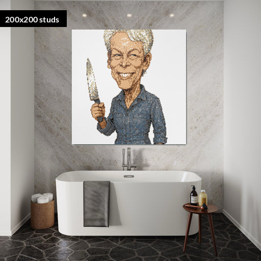 200*200studs, 160*160cm, 63*63inch