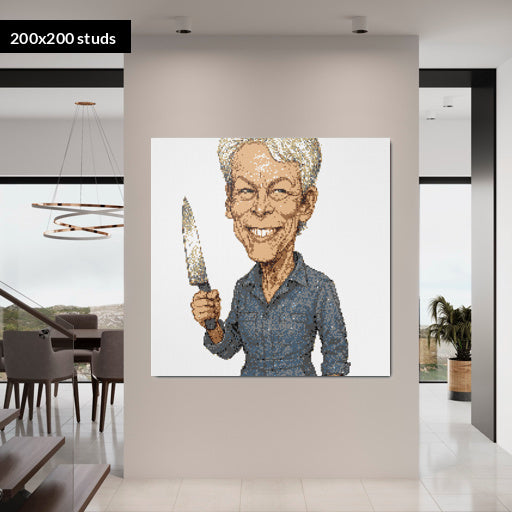 200*200studs, 160*160cm, 63*63inch