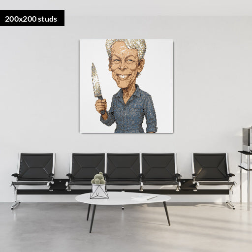 200*200studs, 160*160cm, 63*63inch