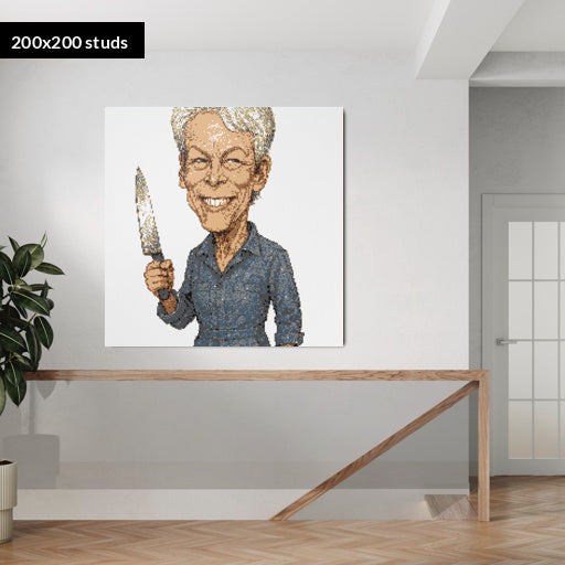 200*200studs, 160*160cm, 63*63inch