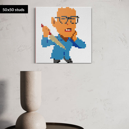 50*50studs, 40*40cm, 15,75*15,75inch