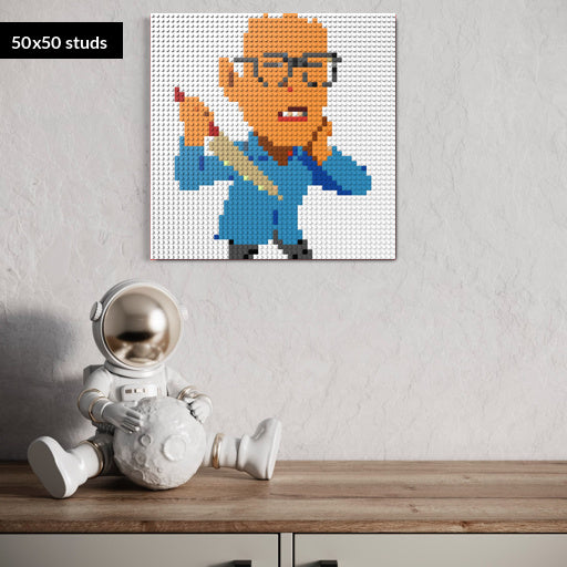 50*50studs, 40*40cm, 15,75*15,75inch