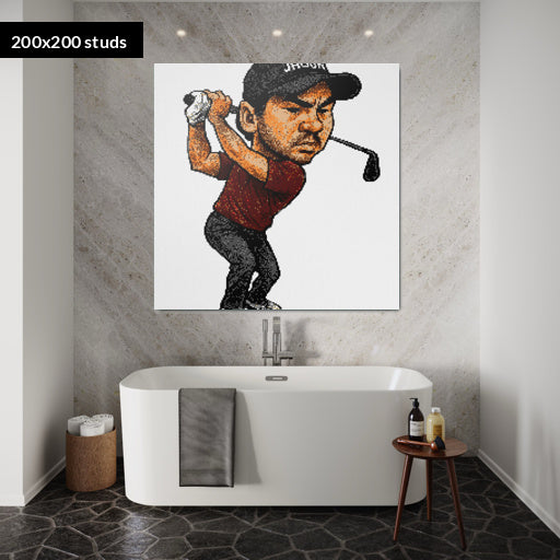 200*200studs, 160*160cm, 63*63inch