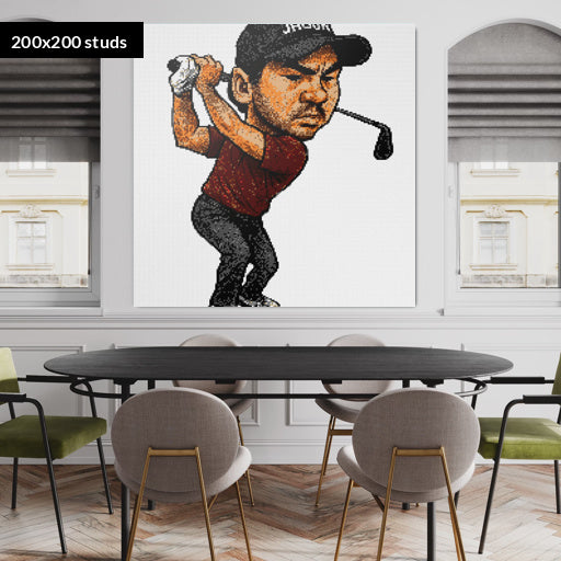 200*200studs, 160*160cm, 63*63inch