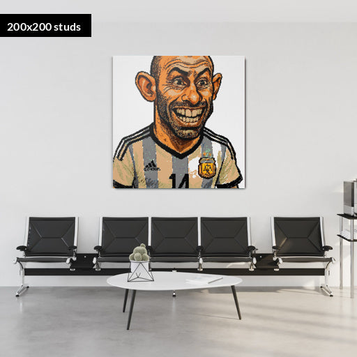 200*200studs, 160*160cm, 63*63inch