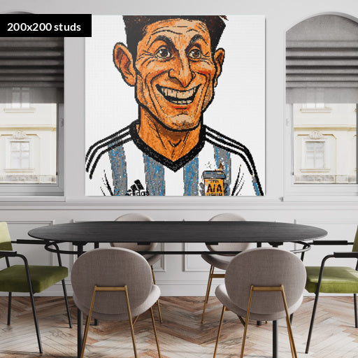 200*200studs, 160*160cm, 63*63inch