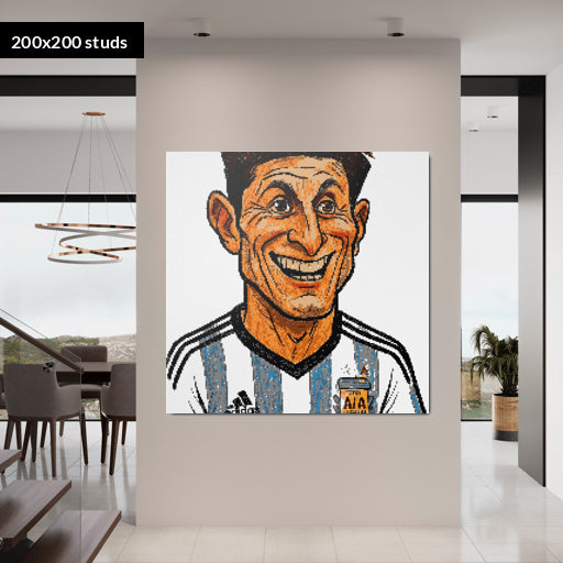 200*200studs, 160*160cm, 63*63inch