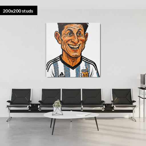 200*200studs, 160*160cm, 63*63inch