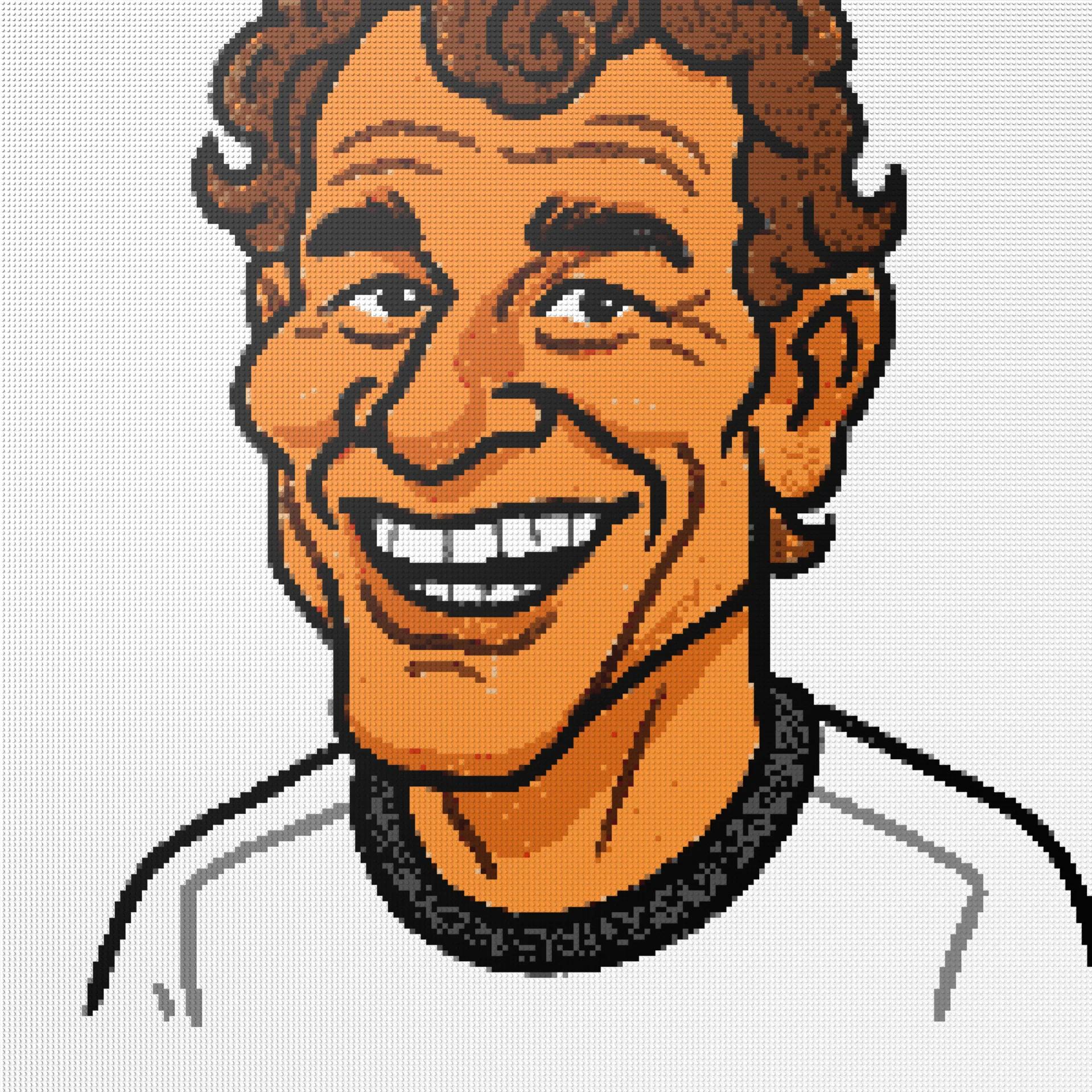 200*200studs, 160*160cm, 63*63inch