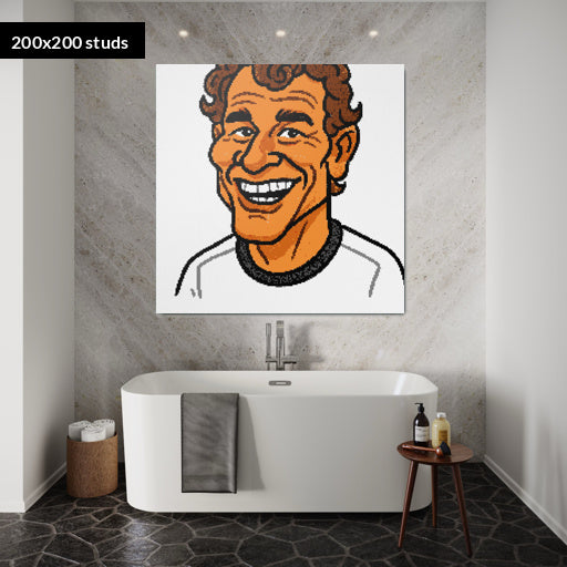 200*200studs, 160*160cm, 63*63inch