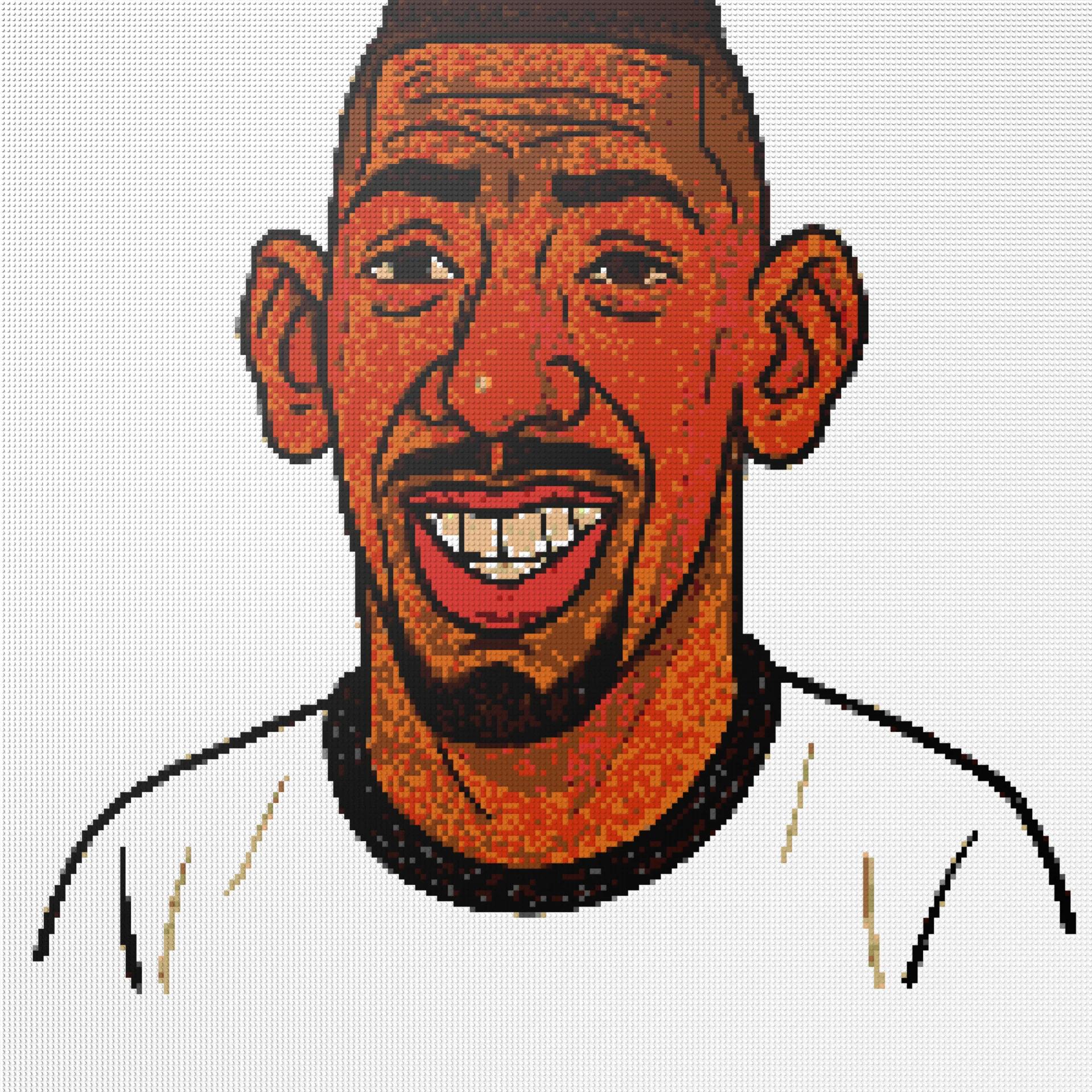 200*200studs, 160*160cm, 63*63inch