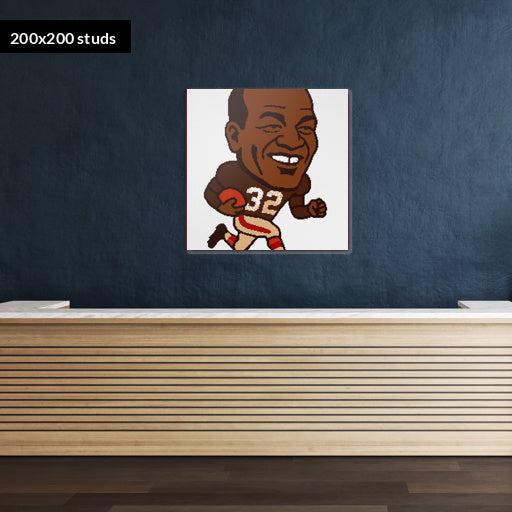 200*200studs, 160*160cm, 63*63inch