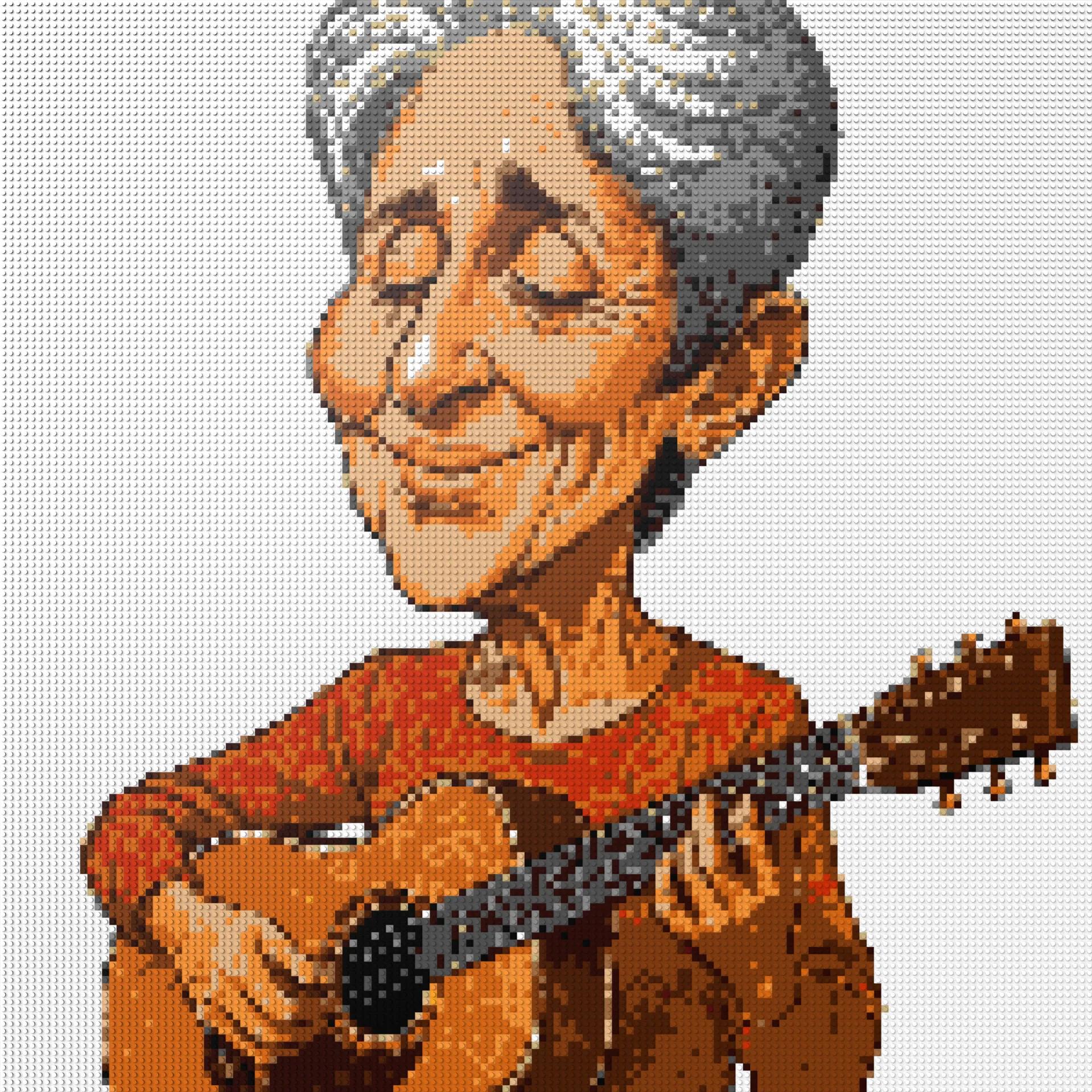 150*150studs, 120*120cm, 47,25*47,25inch