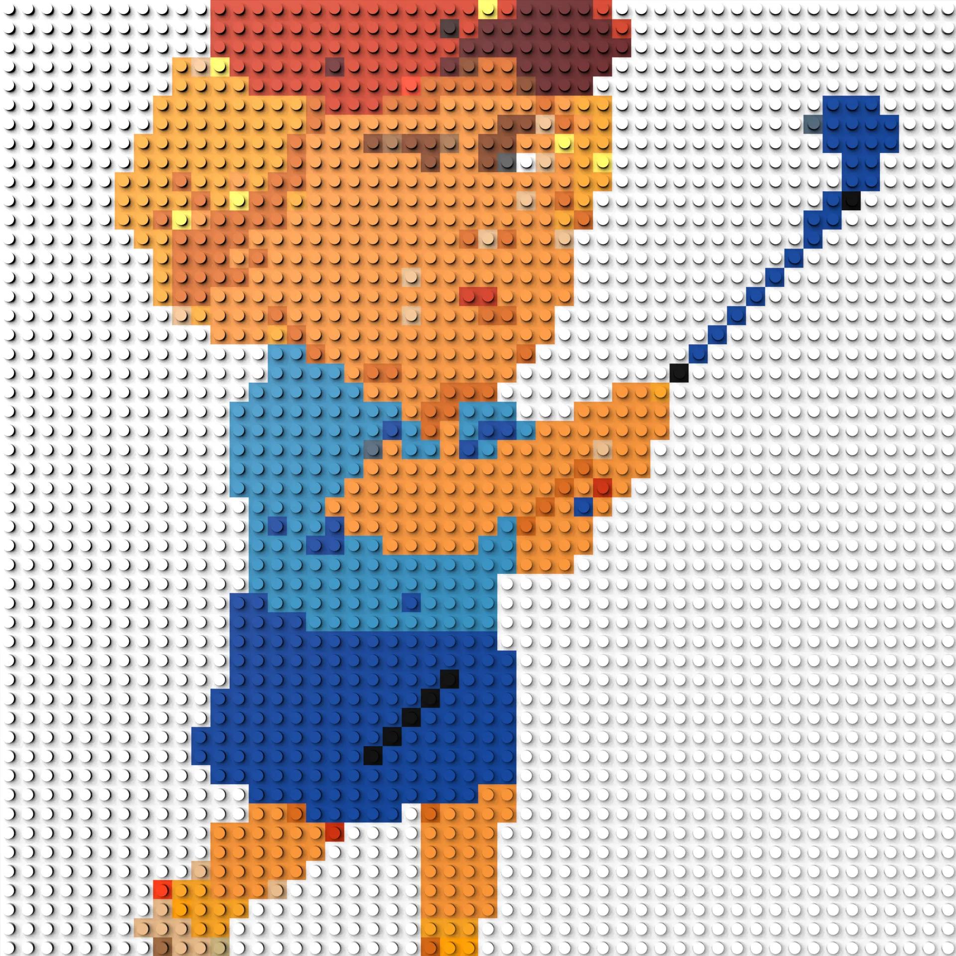 50*50studs, 40*40cm, 15,75*15,75inch