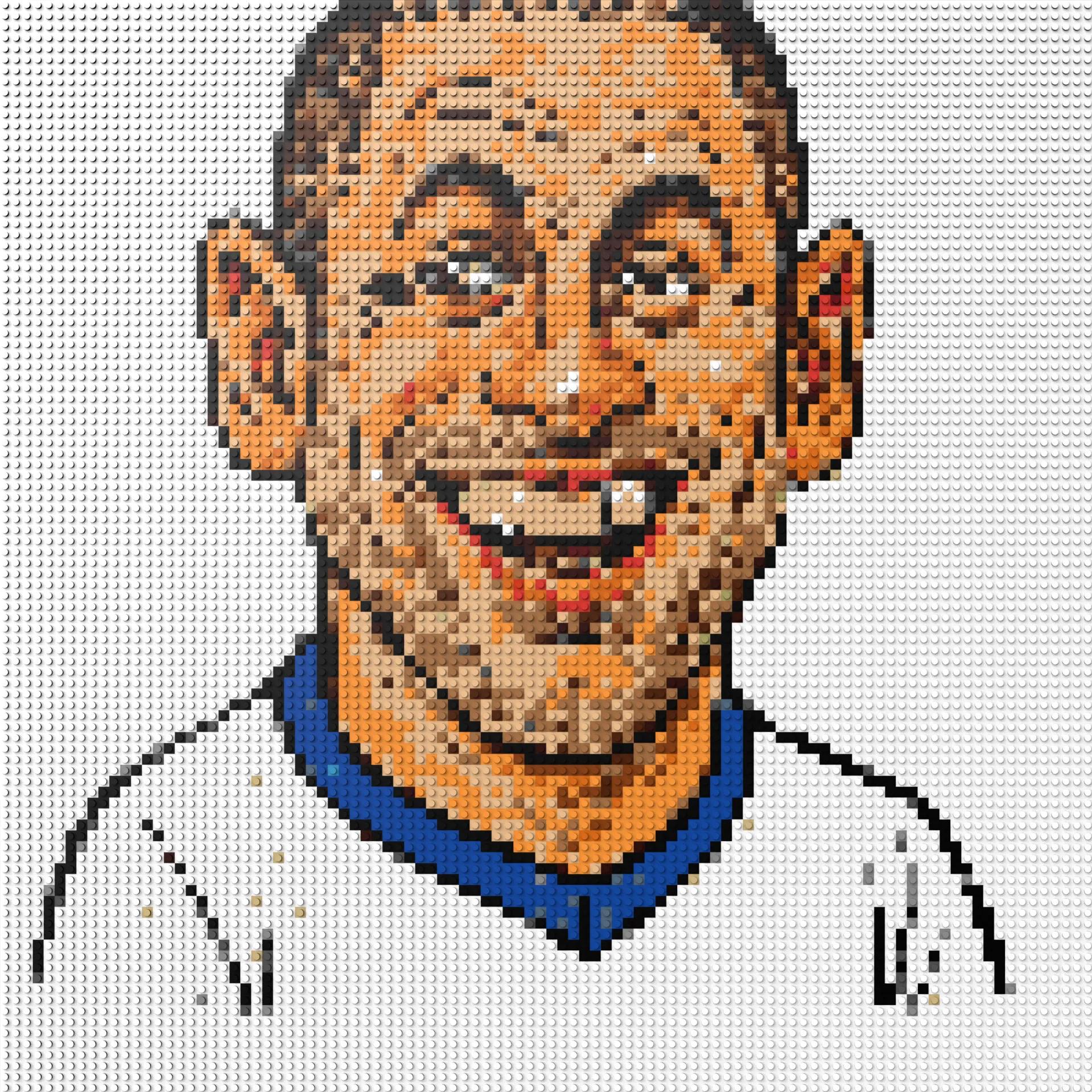 100*100studs, 80*80cm, 31,5*31,5inch