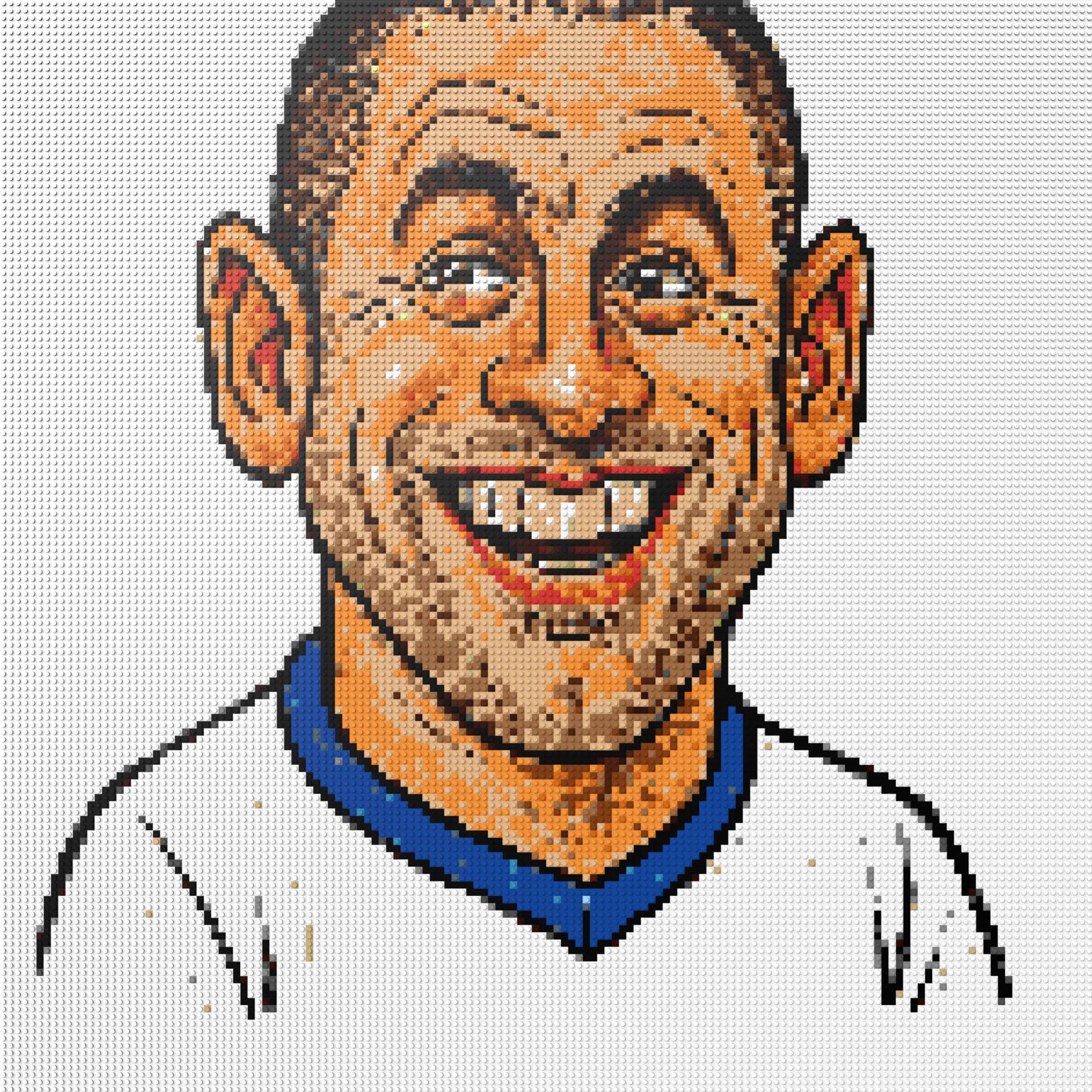 150*150studs, 120*120cm, 47,25*47,25inch