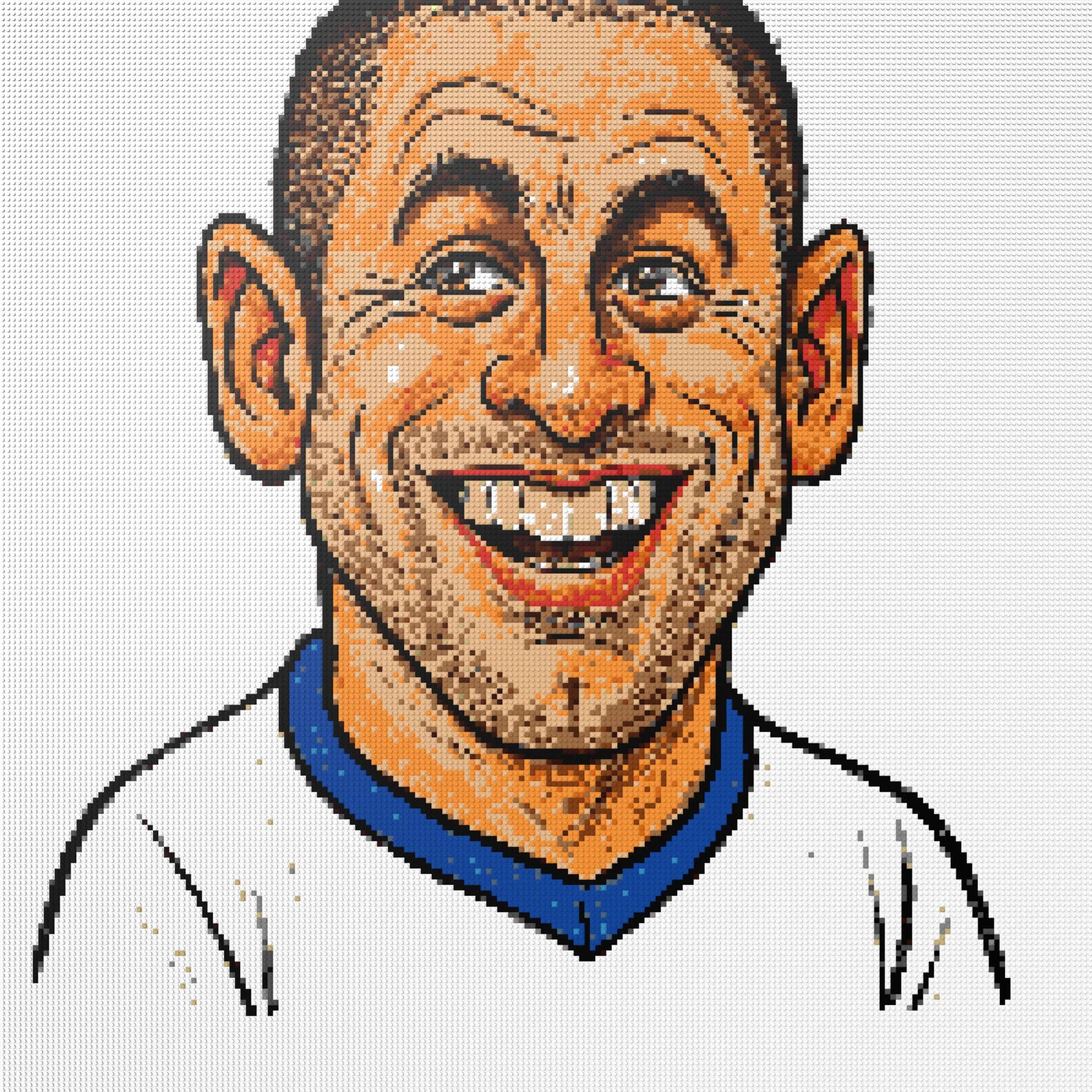 200*200studs, 160*160cm, 63*63inch