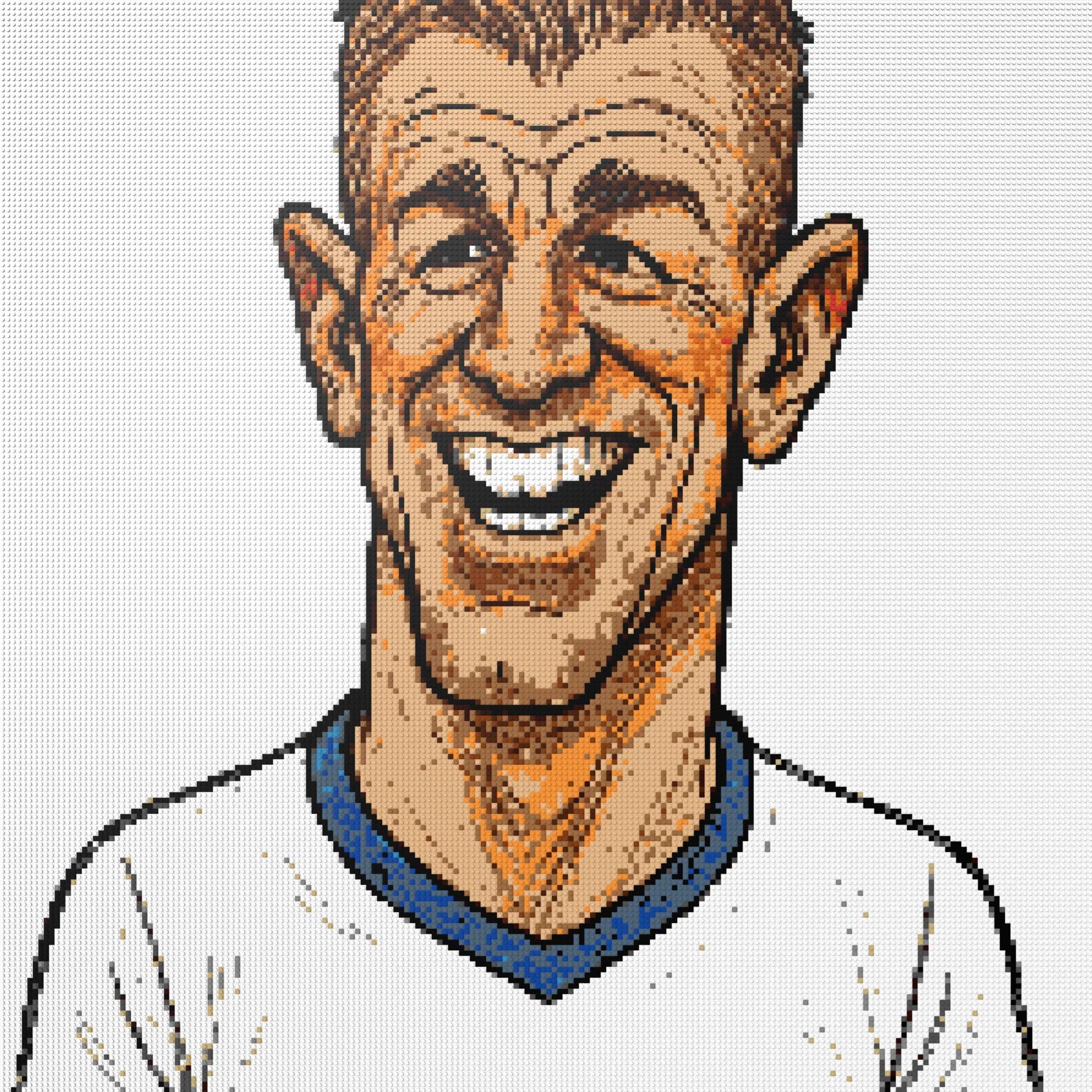 200*200studs, 160*160cm, 63*63inch