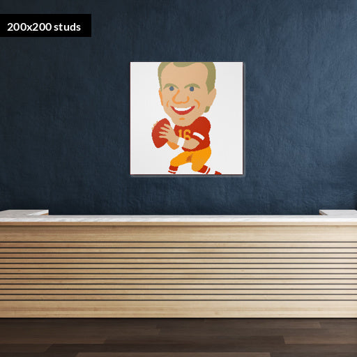 200*200studs, 160*160cm, 63*63inch