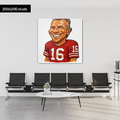 200*200studs, 160*160cm, 63*63inch