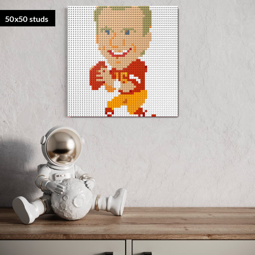 50*50studs, 40*40cm, 15,75*15,75inch
