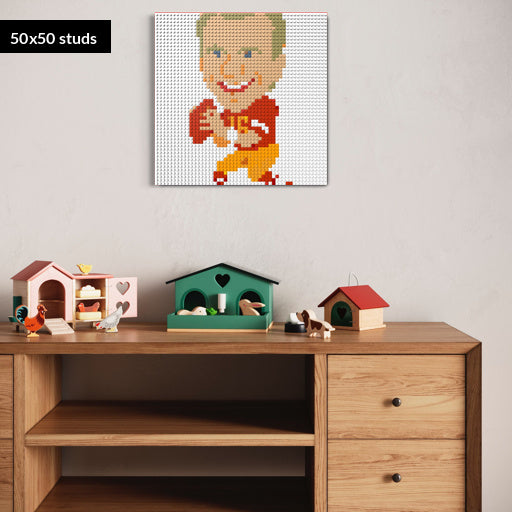 50*50studs, 40*40cm, 15,75*15,75inch