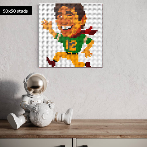 50*50studs, 40*40cm, 15,75*15,75inch