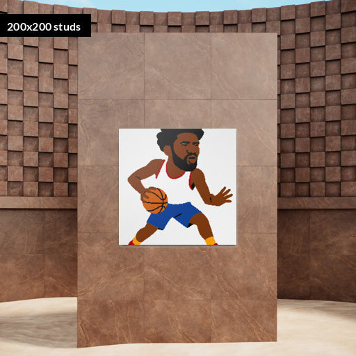 200*200studs, 160*160cm, 63*63inch