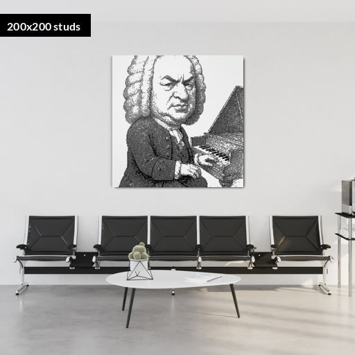 200*200studs, 160*160cm, 63*63inch