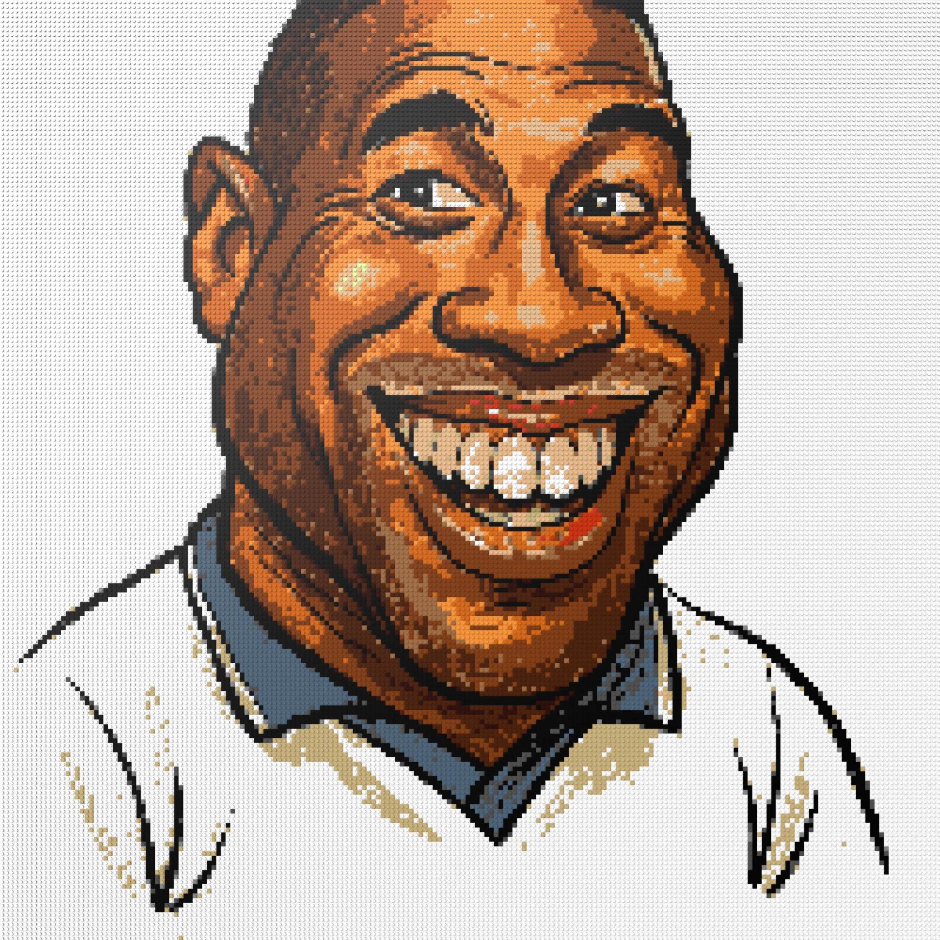 200*200studs, 160*160cm, 63*63inch