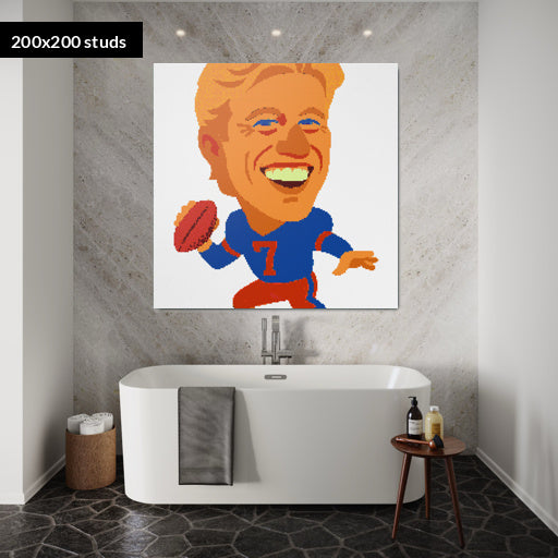 200*200studs, 160*160cm, 63*63inch