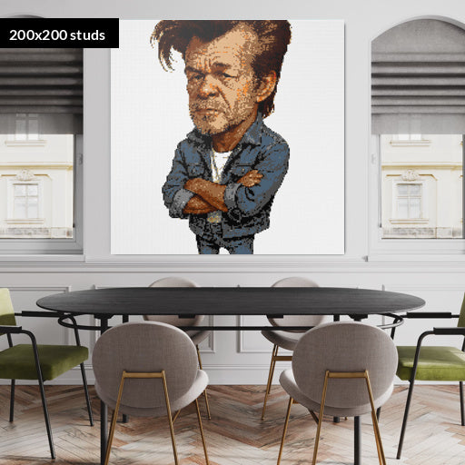 200*200studs, 160*160cm, 63*63inch