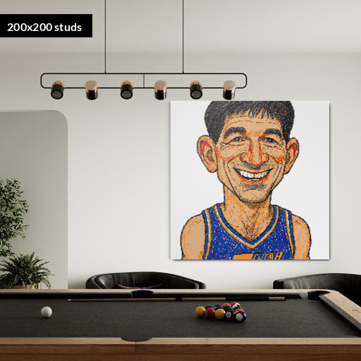 200*200studs, 160*160cm, 63*63inch