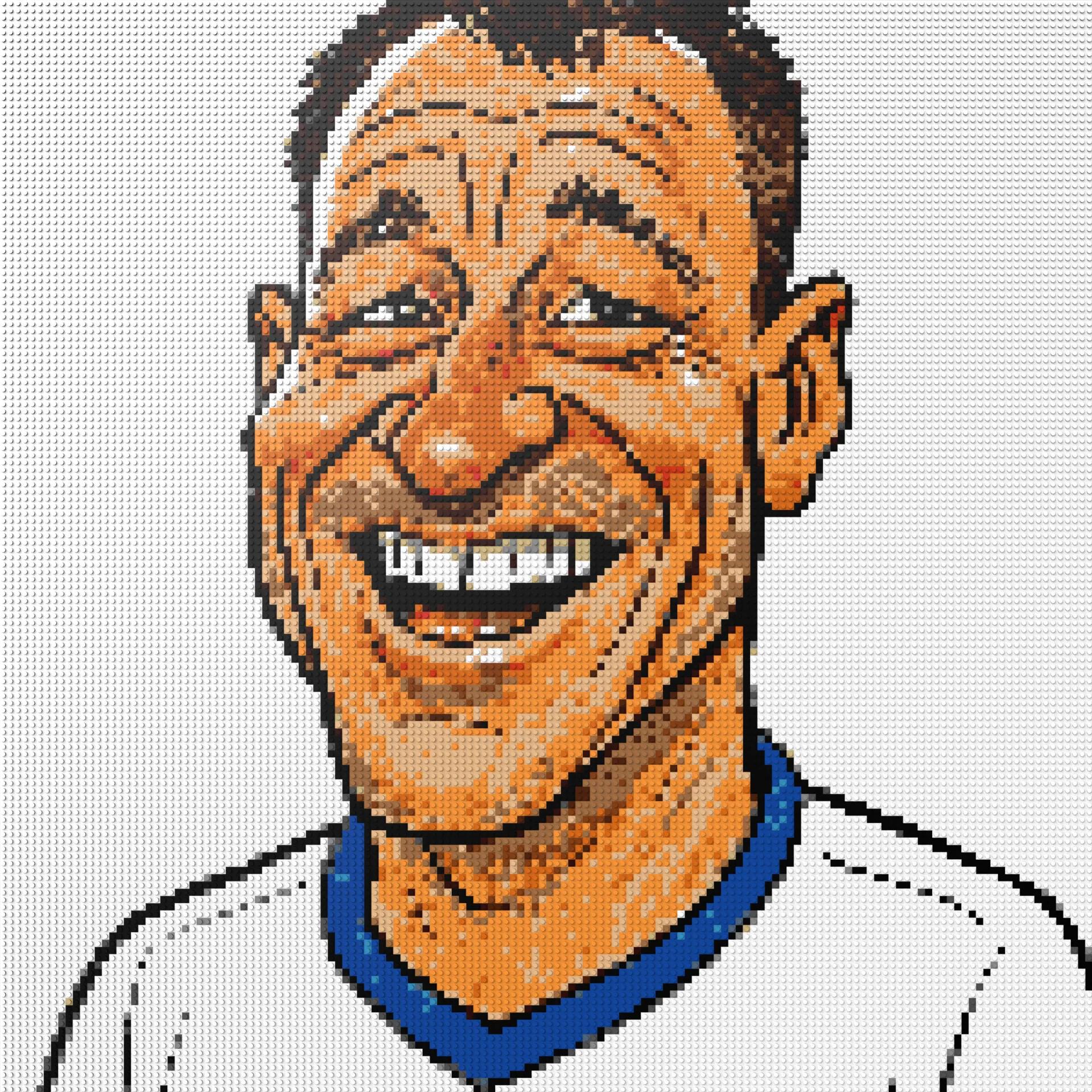 150*150studs, 120*120cm, 47,25*47,25inch