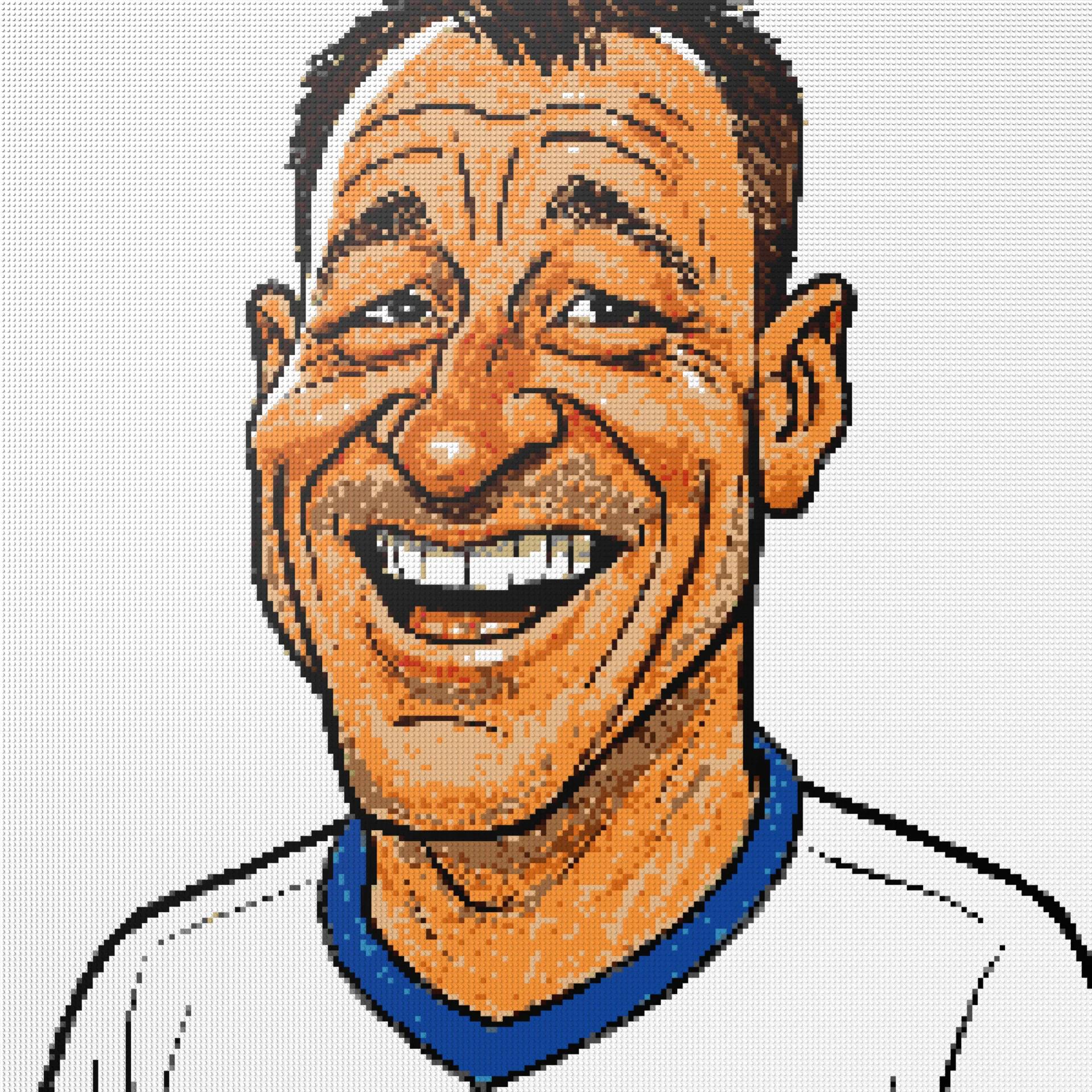 200*200studs, 160*160cm, 63*63inch