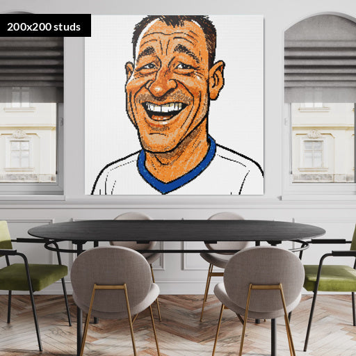 200*200studs, 160*160cm, 63*63inch