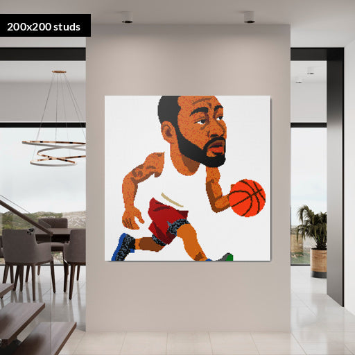 200*200studs, 160*160cm, 63*63inch