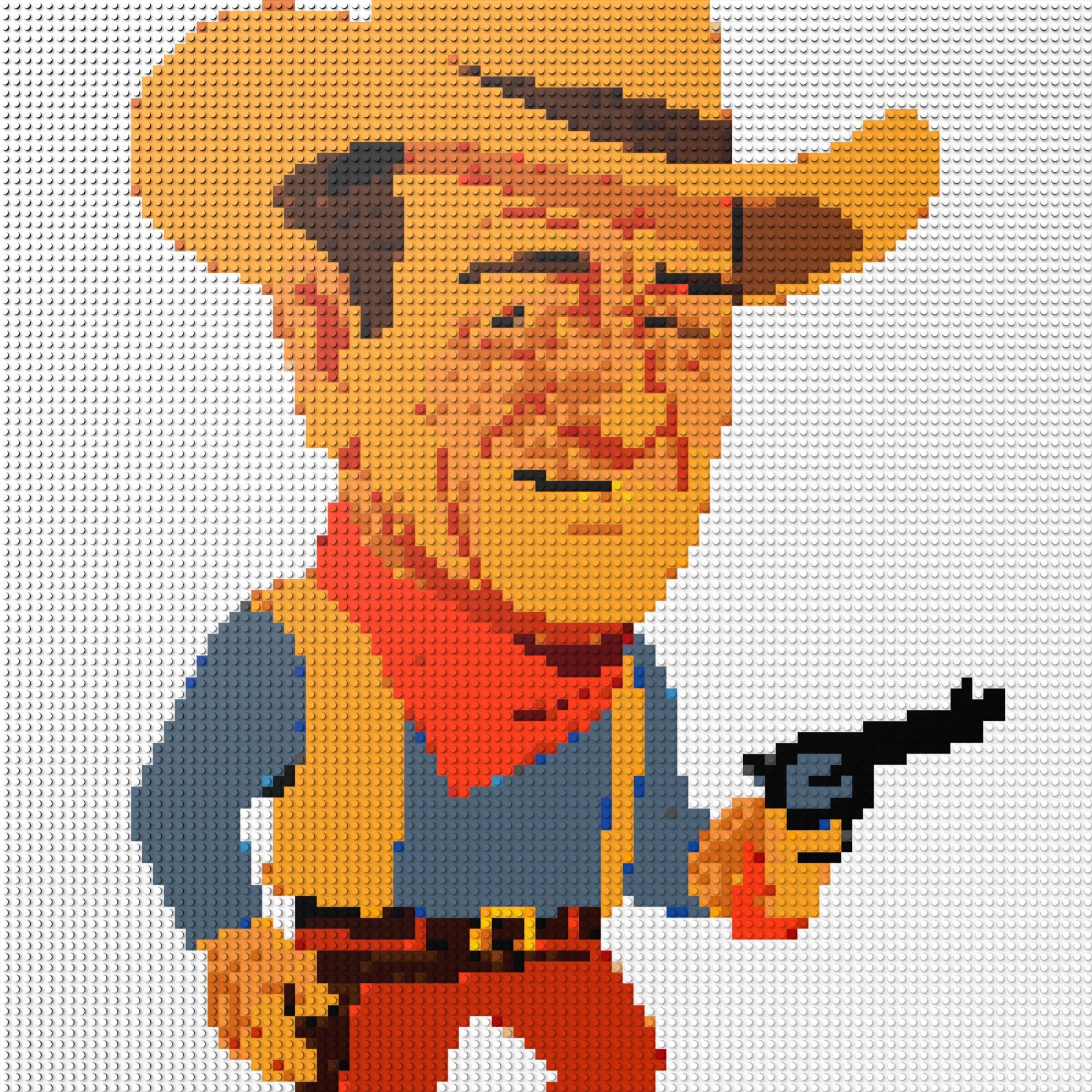 100*100studs, 80*80cm, 31,5*31,5inch