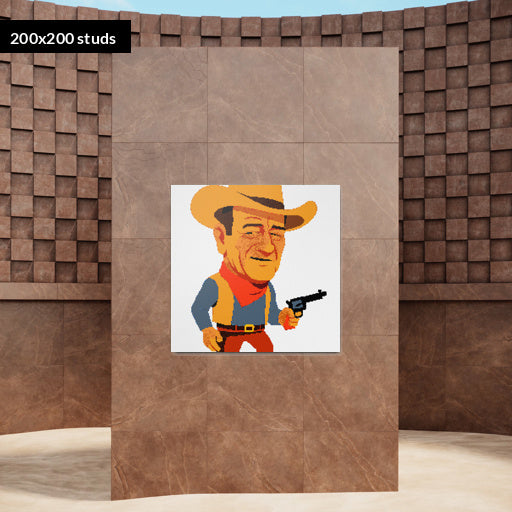 200*200studs, 160*160cm, 63*63inch