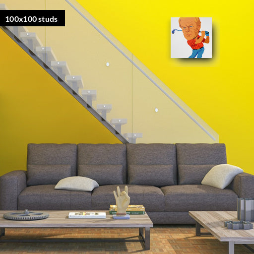 100*100studs, 80*80cm, 31,5*31,5inch