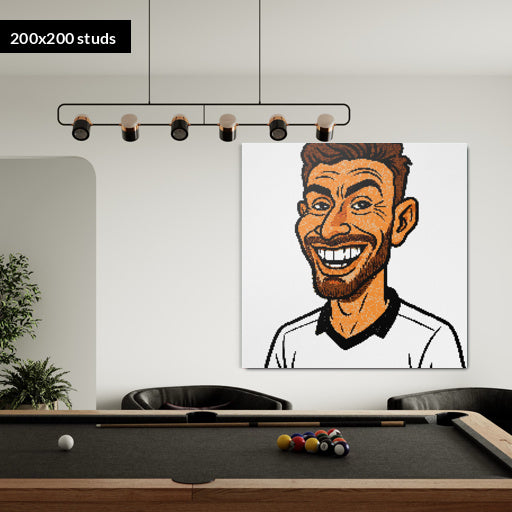 200*200studs, 160*160cm, 63*63inch