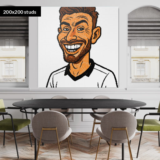 200*200studs, 160*160cm, 63*63inch