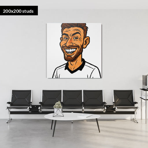 200*200studs, 160*160cm, 63*63inch