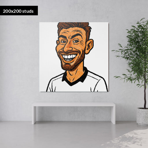 200*200studs, 160*160cm, 63*63inch