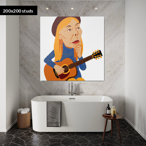 200*200studs, 160*160cm, 63*63inch