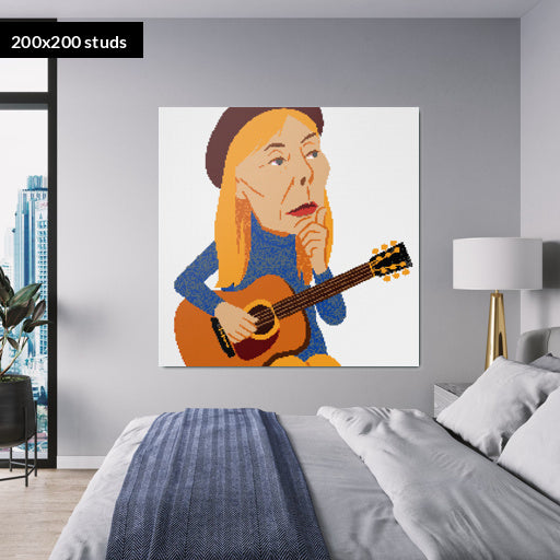 200*200studs, 160*160cm, 63*63inch