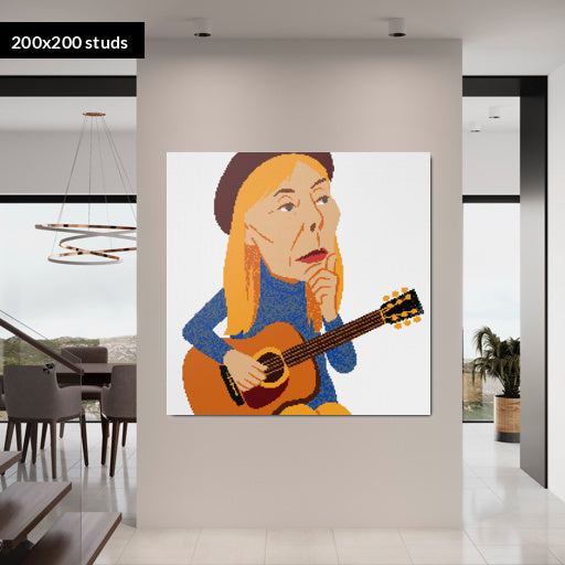 200*200studs, 160*160cm, 63*63inch