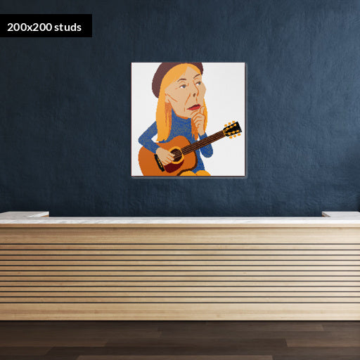 200*200studs, 160*160cm, 63*63inch