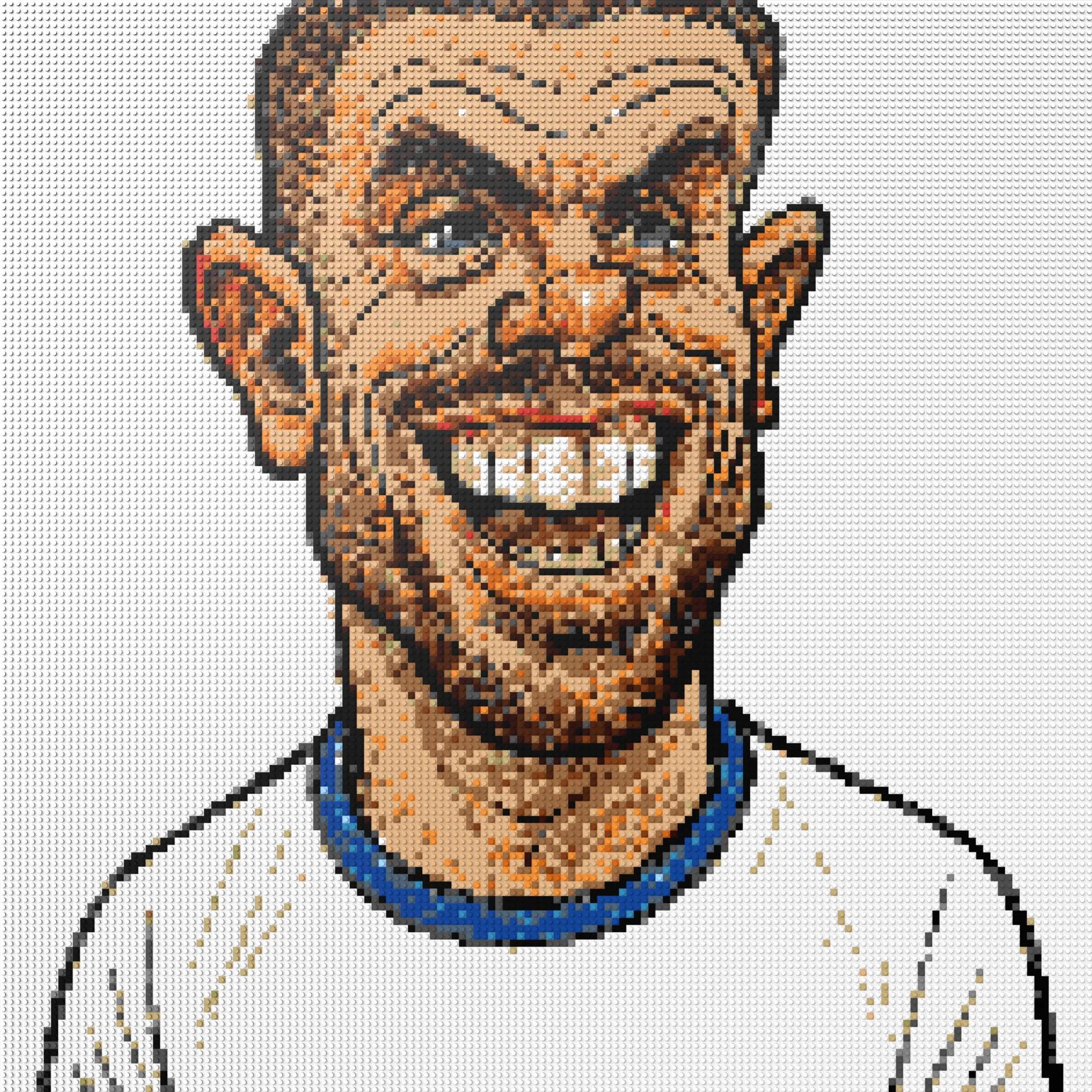 150*150studs, 120*120cm, 47,25*47,25inch