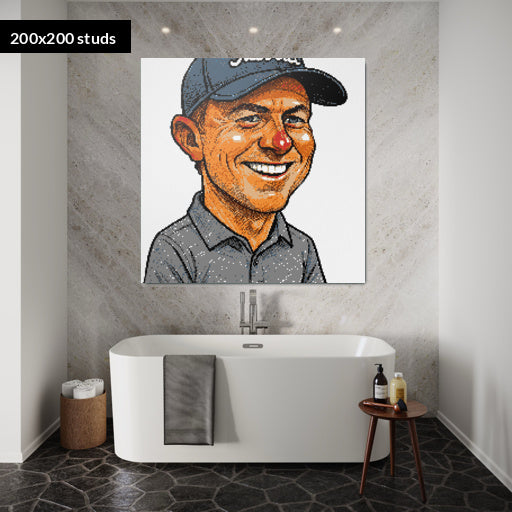 200*200studs, 160*160cm, 63*63inch